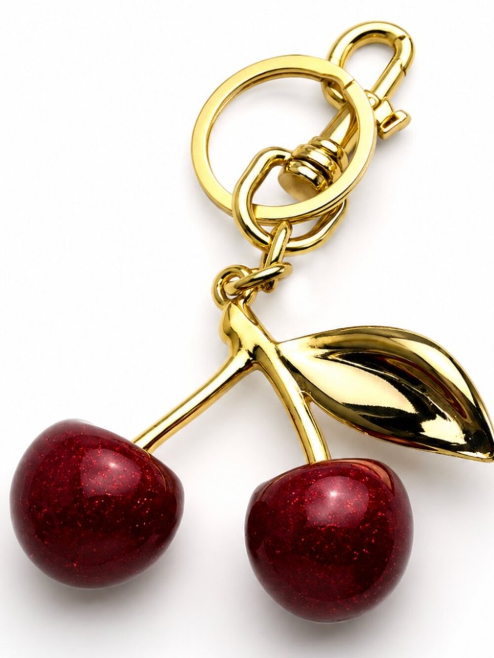 45. Cherry Keychain or Purse Charm